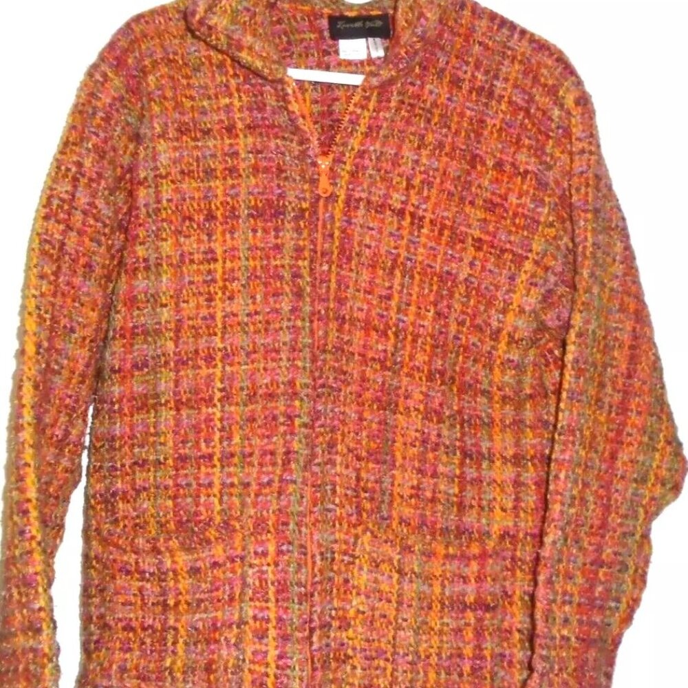 Invisible World Jacket -  Juneau Alaska  -  Art to Wear  Handmade Large